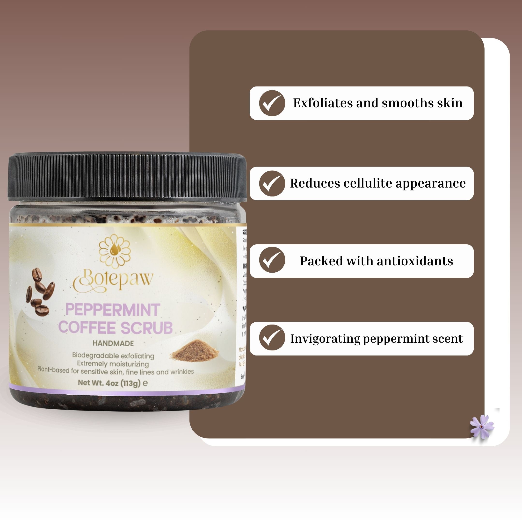 Peppermint Coffee Scrub