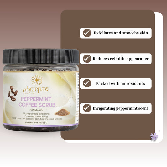 Peppermint Coffee Scrub